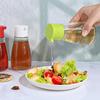Glass Oil Vinegar Dispenser with No-Drip Pour Spout 150ml Clear Oil Sprayer