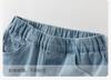 David Bella Girls' Jeans Spring Collection New Baby Nine Leg Pants Children's Pants Micro Pull up Pants