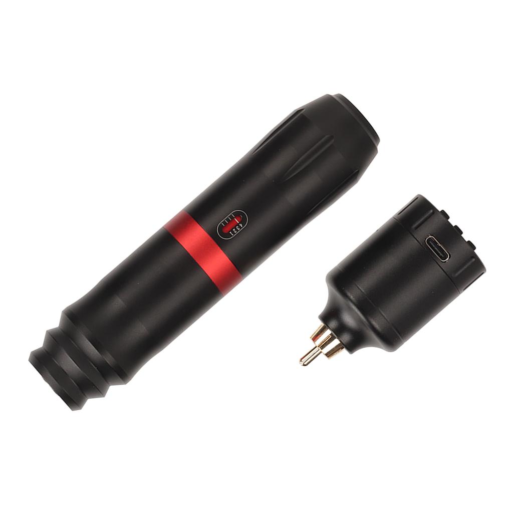 Tattoo Pen Machine Kit with 1300mAh Power Supply Clip Cord Connector Wireless Tattoo Pen Kit