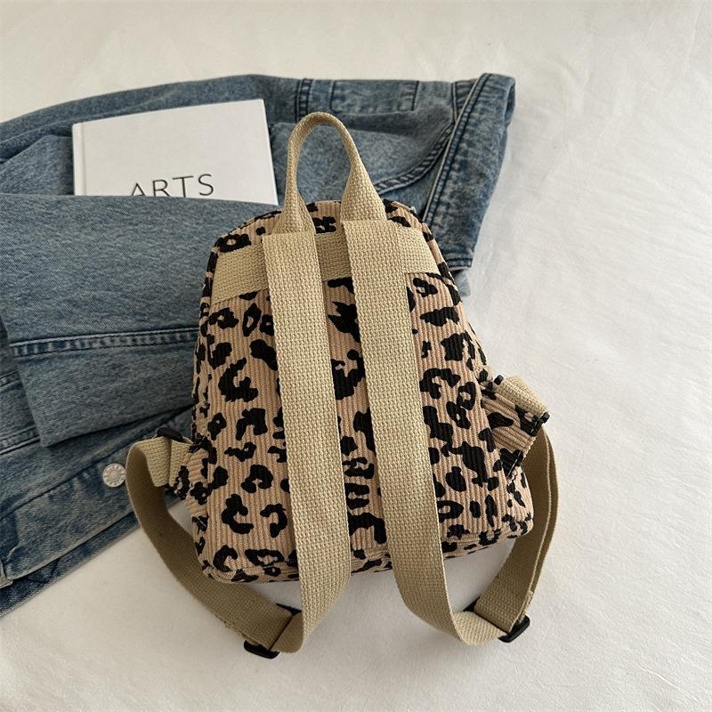 Imprimé léopard nouveau sac à bandoulière polyvalent haut de gamme pour femmes sac à dos sac messager polyvalent grande capacité petit sac à dos