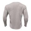 Men's Casual And Trendy Long,sleeved Shirt With A Base Layer And Horizontal Striped Round,neck Top