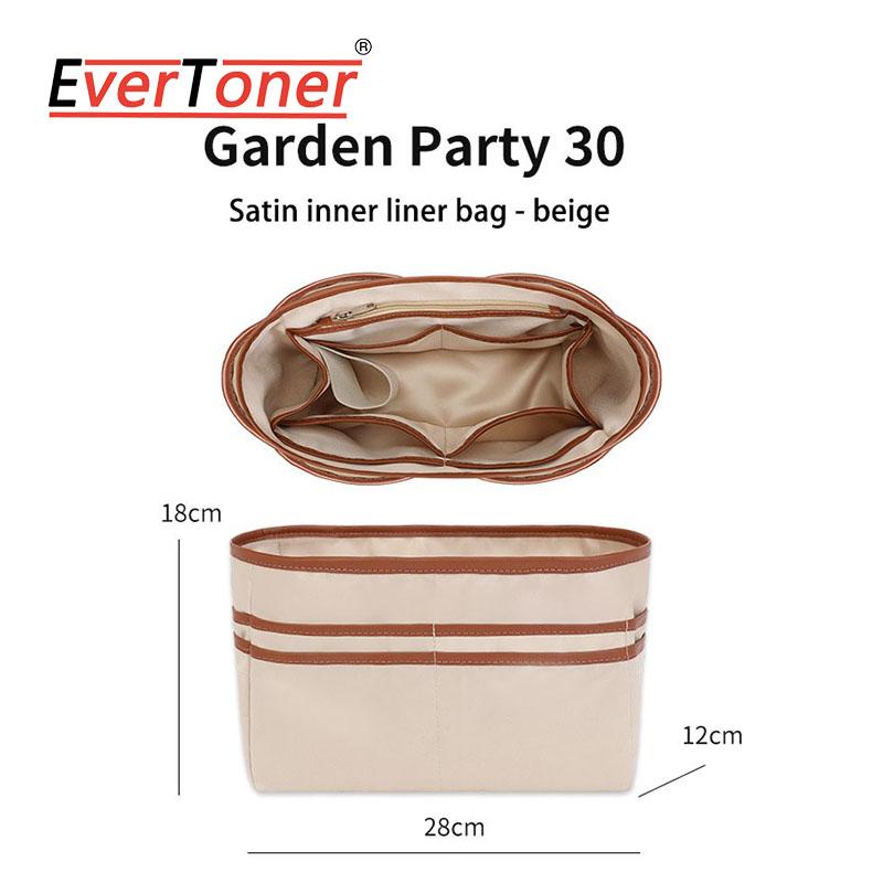 

EverToner Satin Liner Organizer for H Ga-den Party 30/36 Anti-Collapse Insert with Pockets to Protect Shape Space