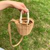 Beaded Hand-woven Bag for Women 2026 New All-match Small Fresh Leisure Beach Bag Crossbody Bucket Bag