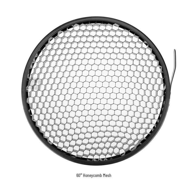 Universal Bowens Mount Reflector & Honeycomb Grid Film Flash Diffuser Set