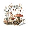 Adesivo Statico per Vetro Animali Cartoni Animati Rimovibile Impermeabile Decalcomania Decorativa per Finestra Casa Ufficio Soggiorno
