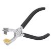 Silent Leather Hole Punch Double Lever Replaceable Head Rhombus Cutting Puncher with Comfortable Handle for DIY Leather