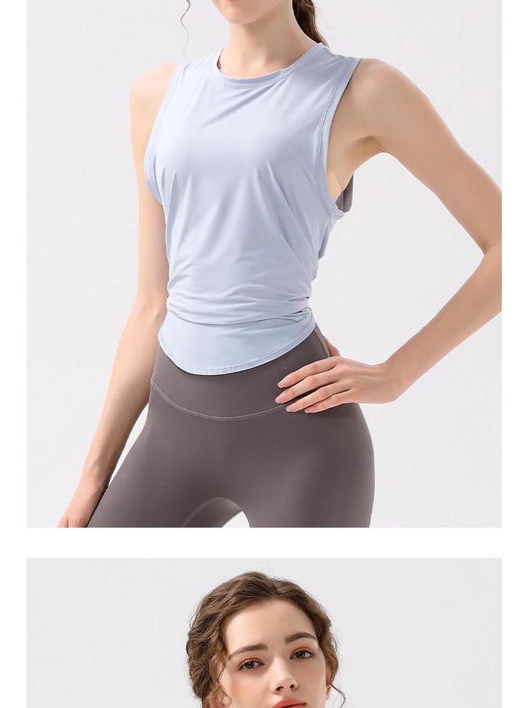 Women's Loose Fit Mesh Yoga Top - Breathable, Sweat-Wicking Sports Outerwear