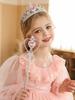 Princess Dress Up Accessories Princess Crown Tiara for Little Girls, Kids Princess Tiara Wand Toy Gifts for 3-6 Girl