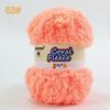 DIY Scarf Knitting Kit: Ice Yarn, Thick Coral Fleece, Gift for Her