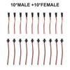 5/10 Paare 2,54mm SM 2-Pin 2P Stecker Stecker Stecker / Buchse Kabel Kabel Micro JST 2 Pin Stecker