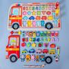 Non-Toxic Montessori Educational Wooden Toys Preschool Children Fire Truck Busy Board Math Fishing Games Early Toys For Kids Xmas Gifts