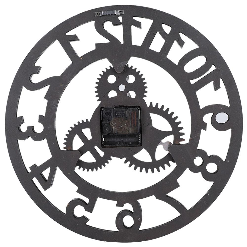 

Настенные часы с шестеренками Ретро Индустриальный декор Винтажный Декор для помещения Модельная комната Домашние аксессуары Подвеска