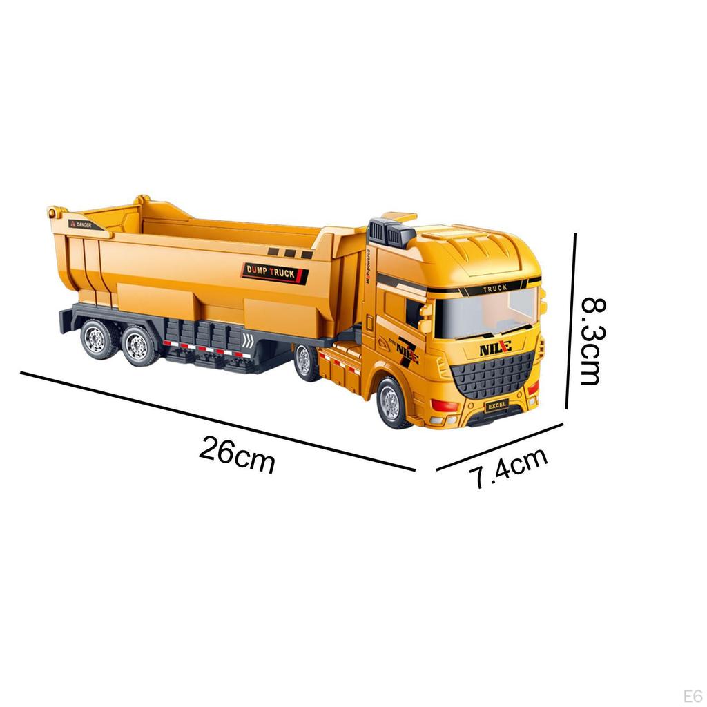 Construction Truck Model for Kids' Creative Play