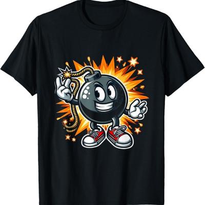 Cartoon Bomb T-Shirt
