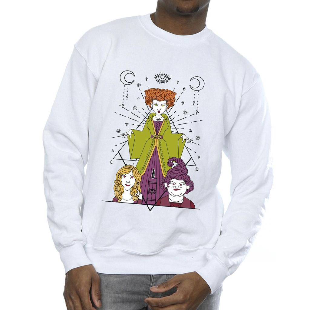 Disney Mens Hocus Pocus Candle Sweatshirt