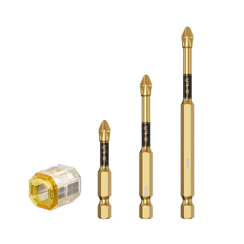 

With Magnetizer Magnetic Batch Head High Hardness Electric Screwdriver Bit Screw Driver Hand Tool 3Pcs-5/7/9cm