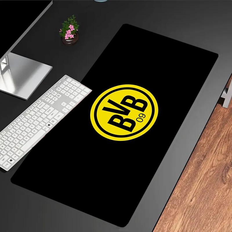Podkładka pod mysz Borussia Dortmund, gumowa podstawa, mata na biurko do e-sportu, podkładka pod mysz dla graczy i do użytku biurowego, biurko gamingowe, łatwa do czyszczenia mata