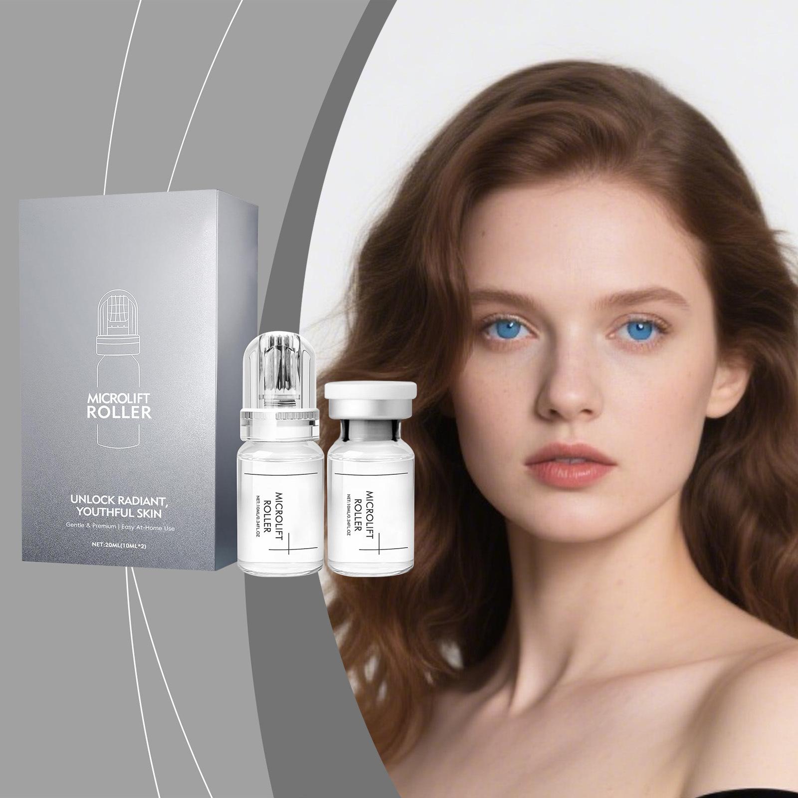 

Набор для микроинфузии лица, Набор осветляющей увлажняющей сыворотки, Роликовый набор сыворотки, МИКРОЛИФТ РОЛЛЕР 10 мл*2 One Size белый