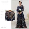 Party Piano Evening Long Floral Formal Maxi Length [EightSTAR Dress] Dress, Recital, Adult, Long, After-Party Dress, Bride, Pre-wedding Photoshoot,