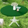 2Pcs Round Spandex Tablecloth Cocktail Table Cover Stretch Washable Picnic Table Cover for Camping,Dining,Indoor and Outdoor