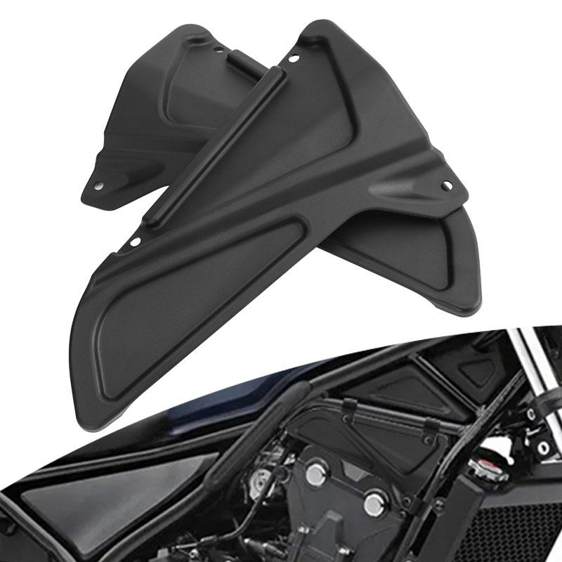 Schwarze Motorrad-Seitenverkleidung Rahmen Motorschutz Verkleidung für Honda Rebel CMX 250 300 500 2017-2022 2021 2020 2019 2018