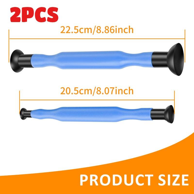 2PCS Valve Lapping Set Rubber Valve Lapping Grinding Stick Control Valve Lapping Compound Kit Engine Valve Auto Motorcycle Tool