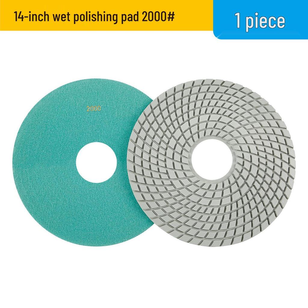 Multi-Size Diamond Water Polishing Pad (5" To 14") for Granite - Fits Angle Grinders
