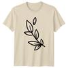 Embrace Natures Beauty Minimalist Leaf T-Shirt Minimalist Leaf Botanical