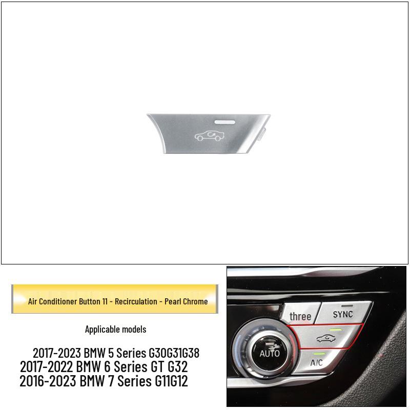 BMW 5 & 7 Series G30/G12 Air Conditioning & Fan Speed Adjustment Buttons for Center Console