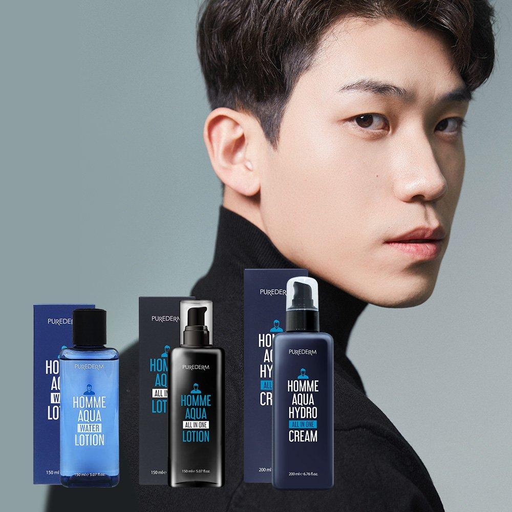 PUREDERM [1+1 from] All-in-one lotion/water/cream/mask pack for men