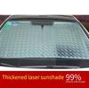 Shield Sun Shade Silver UV 130*60cm Windshield Auto