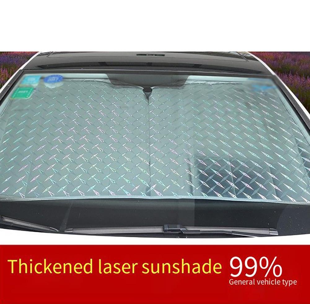Shield Sun Shade Silver UV 130*60cm Windshield Auto