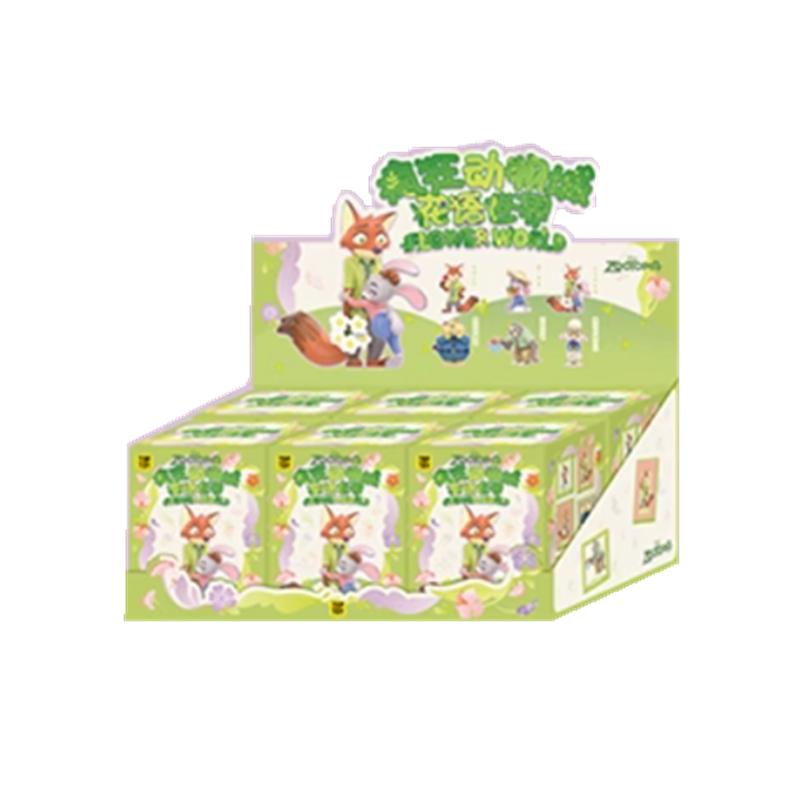Toptoy Zootopia Flower World Series Blind Box Hand Do Judy Fox Decoration Tabletop Decoration Give Friend Surprise Gifts