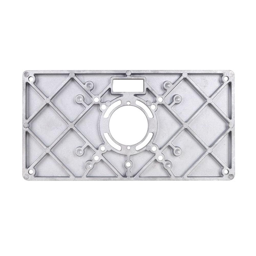 Multifunctional Router Table Insert Plate Woodworking Benches Aluminium Wood Router Trimmer Models Engraving Machine
