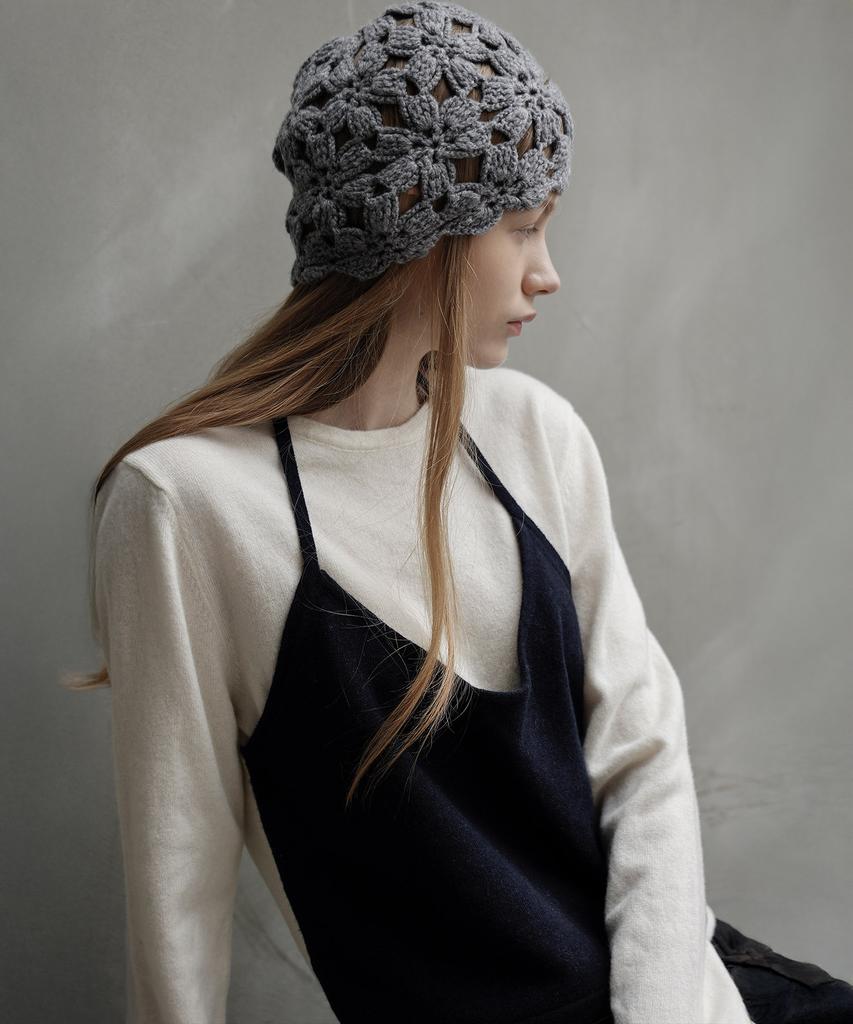Waiowai Bustier Layered Round Knit_Ivory