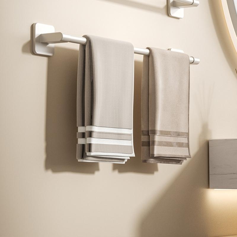 Wandmontierter Plastik-Handtuchhalter Starker Tragfähiger Handtuchhaken Für Badezimmer Schnelle Installation Wasserdichtes Regal