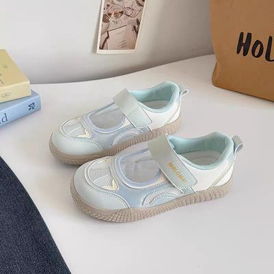 Internet-Berühmtheit Original Nische runder Kopf Klettverschluss hässlich süße Schuhe Damen 2025 Frühling und Sommer neu lässige Mary Jane Schuhe Damen