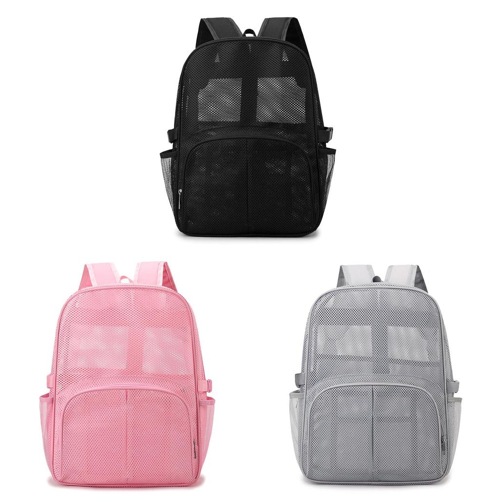 Mesh Hollow Student Backpack With Waterproof Design For School And Travel