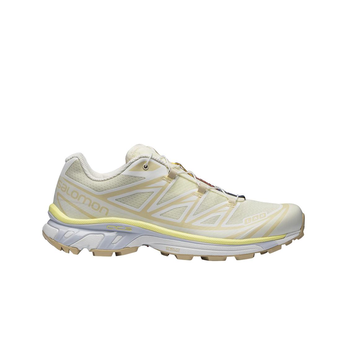 Кроссовки Salomon XT-6 Yellow Iris Унисекс Кремовый Ванильное Мороженое Арктический Лед L41751800 45⅓