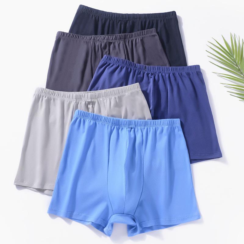 Men's Underwear Middle-aged and Elderly High Waisted Cotton Underwear Loose and Breathable Underwear