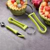 Multifunktionaler Bananenschneider, kreativer Obstteller, DIY-Küchenhelfer, Obstwerkzeug, Melonenballer-Schneider, Melonenballer-Schaufel-Set