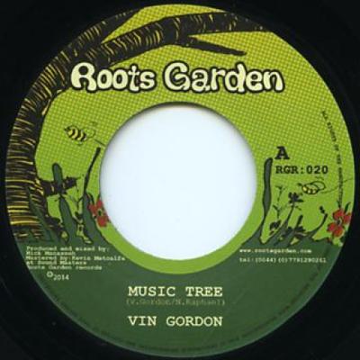 7inch Record VIN GORDON / MANASSEH - Music Tree / Mango 13 Dub RGR020 Roots Garden 2014 UK Reggae, Ska & Dub