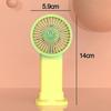 Portable Handheld Fan, Operated Rechargeable Personal Fan,  For Outdoor Travel Activities-Green