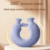 Multi Functional Hot Compress U-Shaped Pillow Creative Hot Water Bag Xmas Gift Water Injection Thickened Detachable Neck Pillow