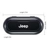 1Pcs Car Sun Visor Glasses Storage Box Holder Organizer Accessories For Jeep Wrangler Grand Cherokee Renegade Tyre Stem Air Caps