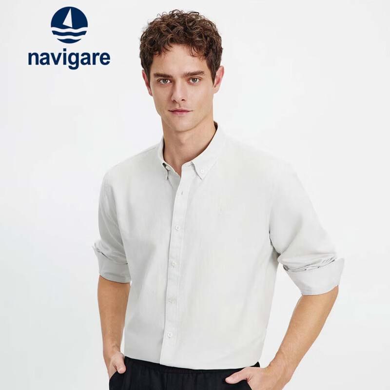

Navigare Men s Premium Casual Long-Sleeve Shirt M/39