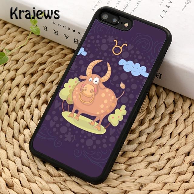 Krajews Taurus Bull Soft Phone Case Cover For iPhone 17 Air 16 15 14 Plus 11 12 13 Pro Max Coque Shell Fundas