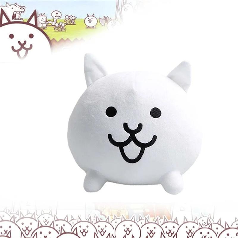 The Battle Cats Plush Toy Hot Game Character Plushie Figure Cartoon Neko Stuffed Animal Kitten Gift for Kids Children Birthday