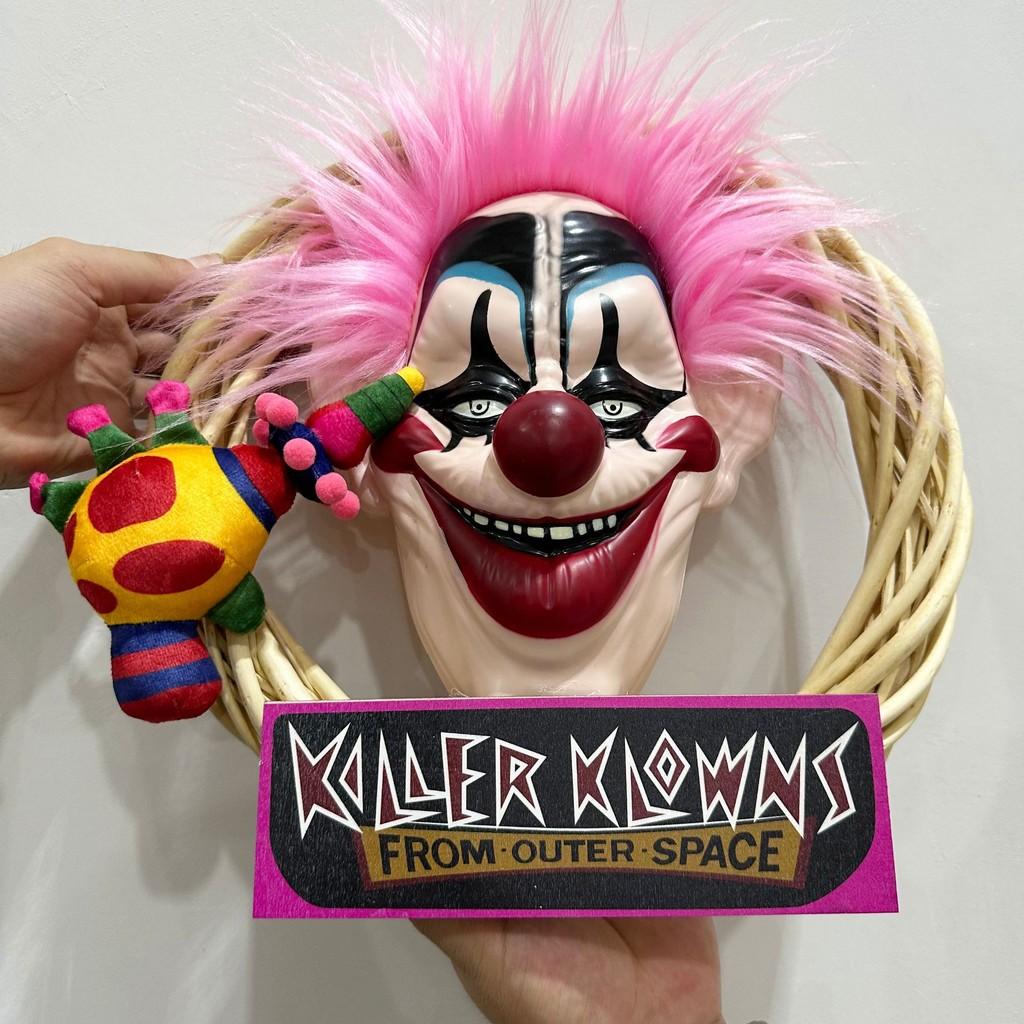 

Glow Halloween Clown Garland Door Decoration Scary Atmosphere Ornaments Plastic