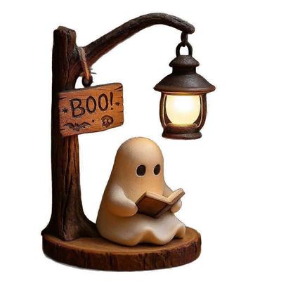 Fantasma Carino Lampada da Lettura Fantasma di Halloween Luce Notturna per Lettura